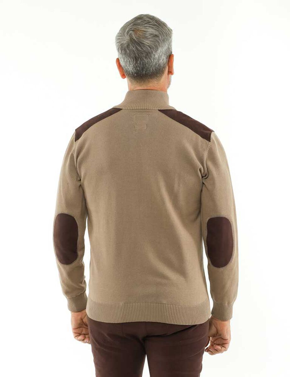 Sweater Algodón Con Cierre Hombre Portman Club