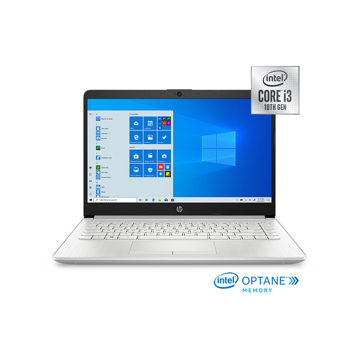 Notebook HP 14-cf2051 Core i3 4GB 256GB SSD 14" 16GB Optane