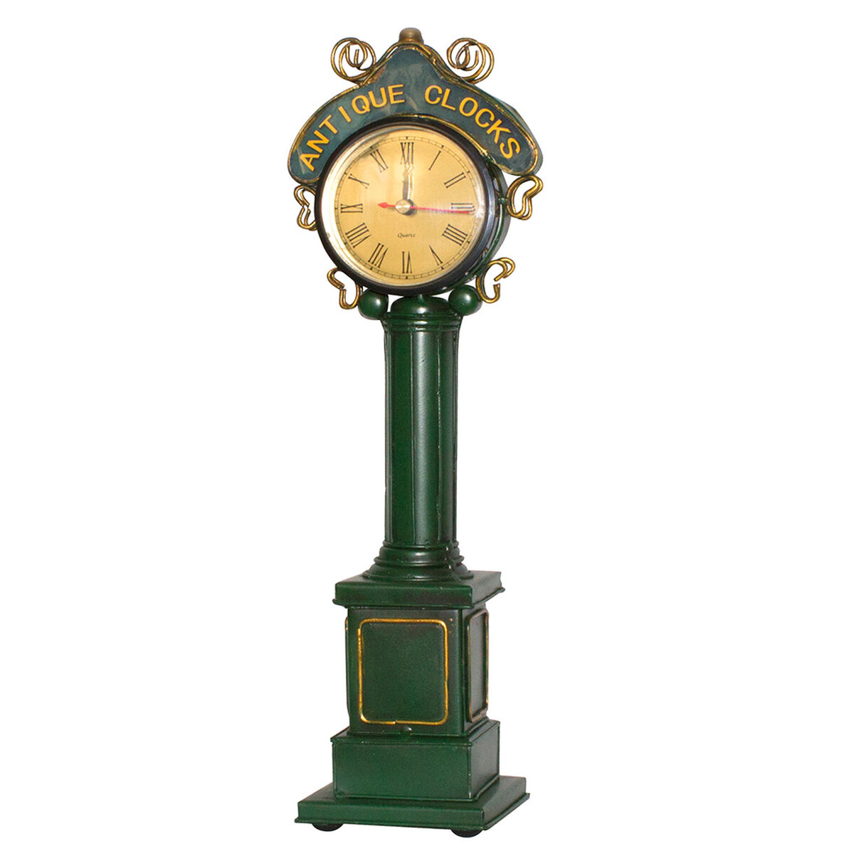 Adorno Reloj Metal  Vgo Verde