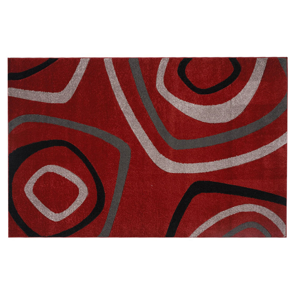 Alfombra Idetex Carved Rojo 150 x 200 cm