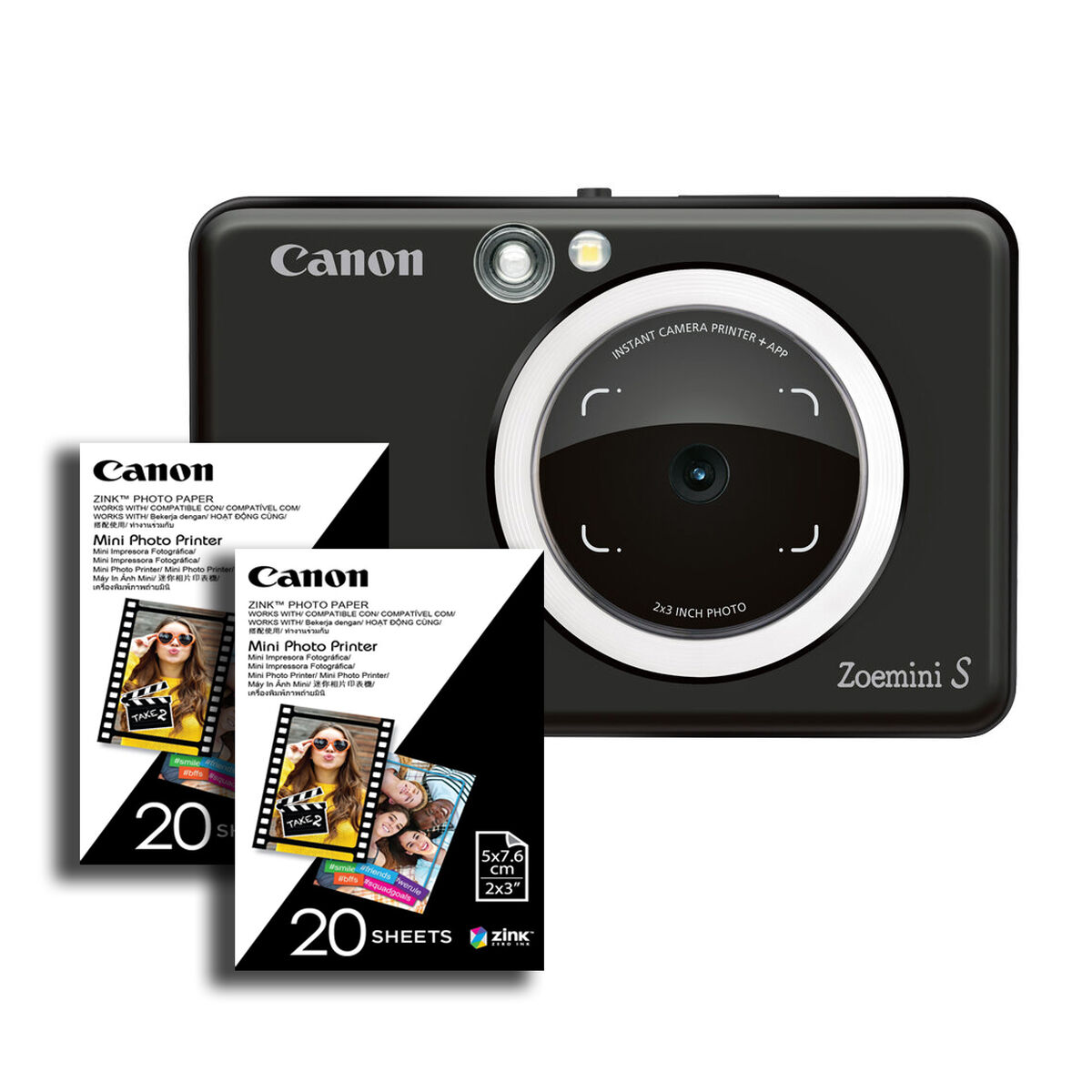 Combo Instantánea Canon Zoemini S + 40 Und Papel