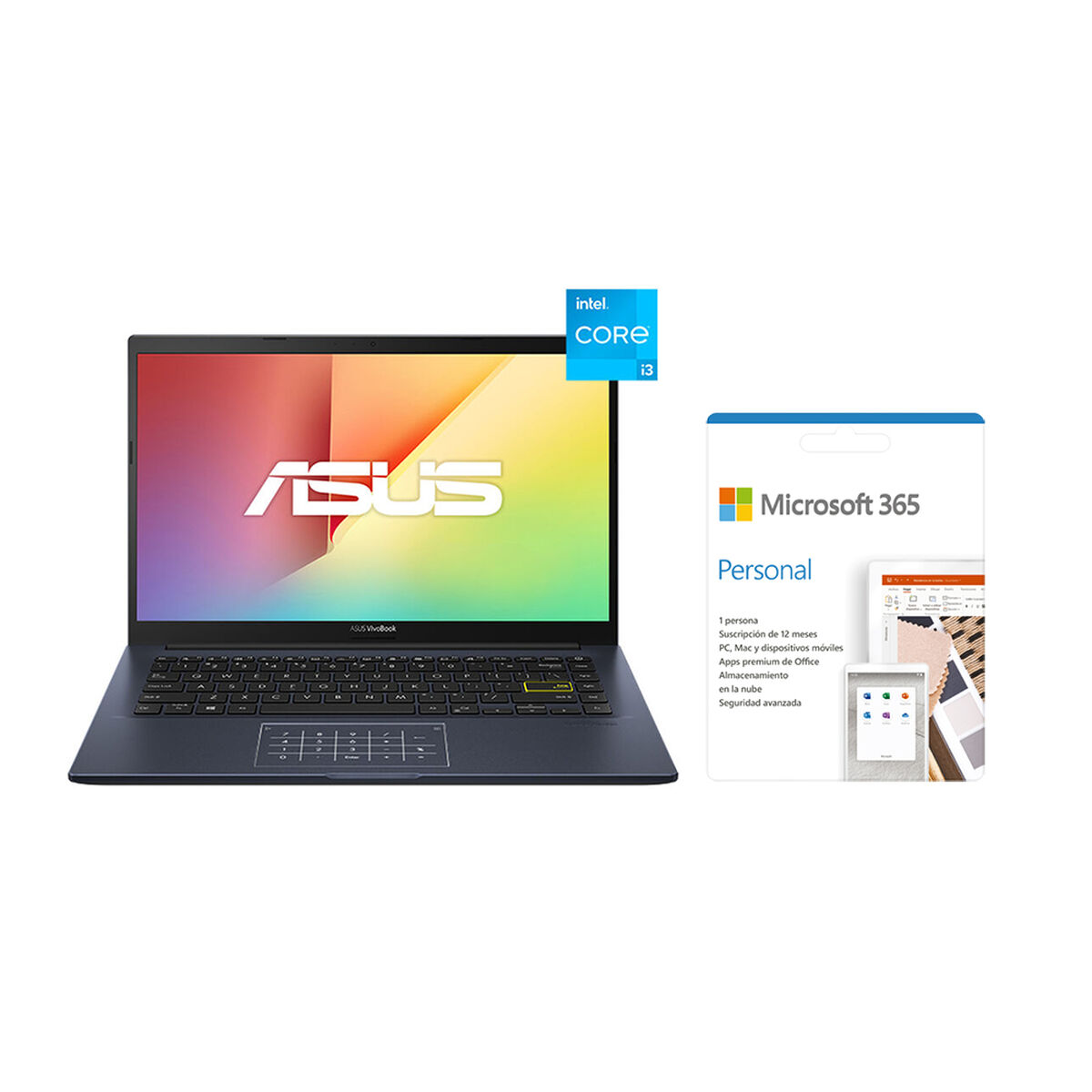 Notebook Asus X413EA-EB666TS Core i3 4GB 128GB SSD 14"
