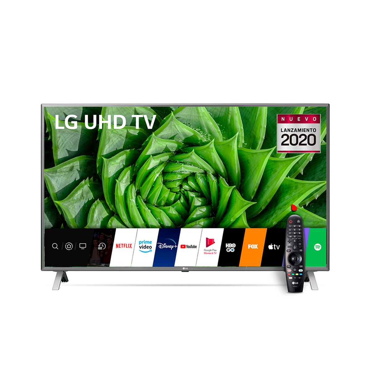LED 50 LG 50UN8000PSB Smart TV 4K Ultra HD 2020 + Magic Remote