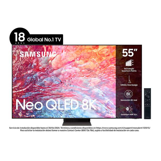 Neo QLED  55” Samsung QN700B 8K Smart TV 2022