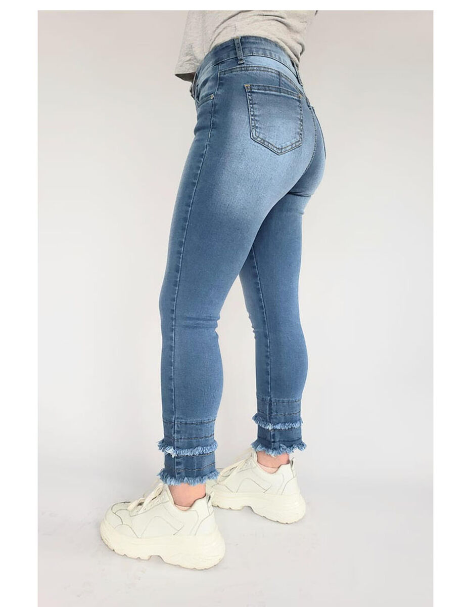 Jeans Crop Mujer Santissima