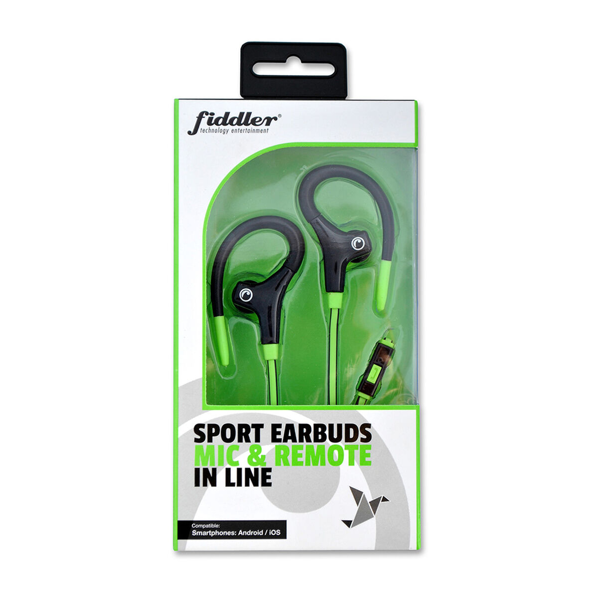 Audífonos In Ear Fiddler FD-Q10695 Sport Verdes