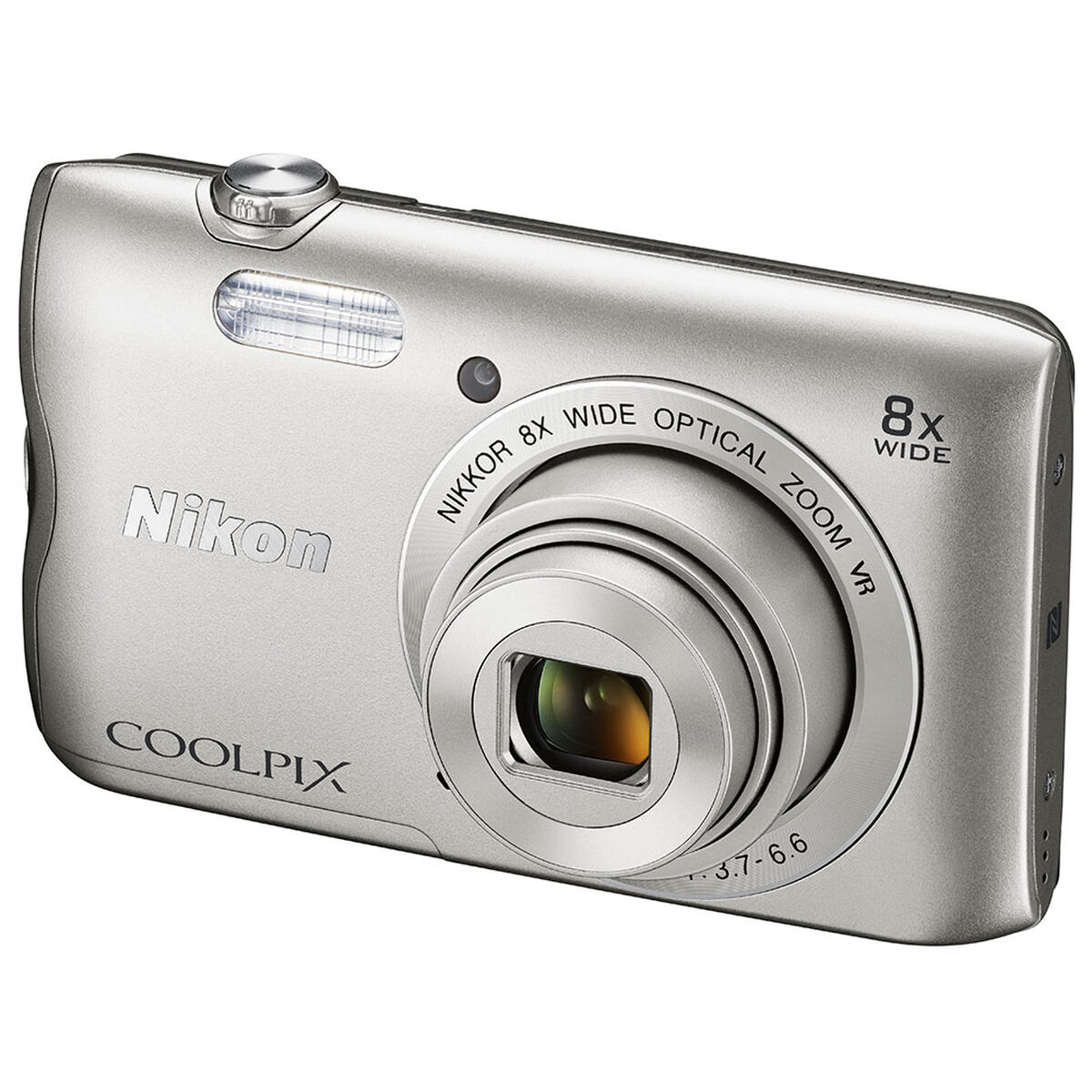 Cámara Nikon Coolpix A300 20,1 MP Plata