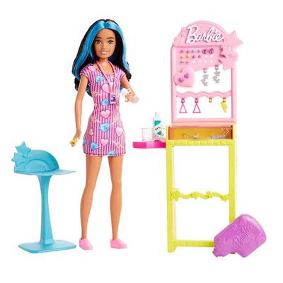 Barbie Set de Juego Skipper Perforadora de Orejas