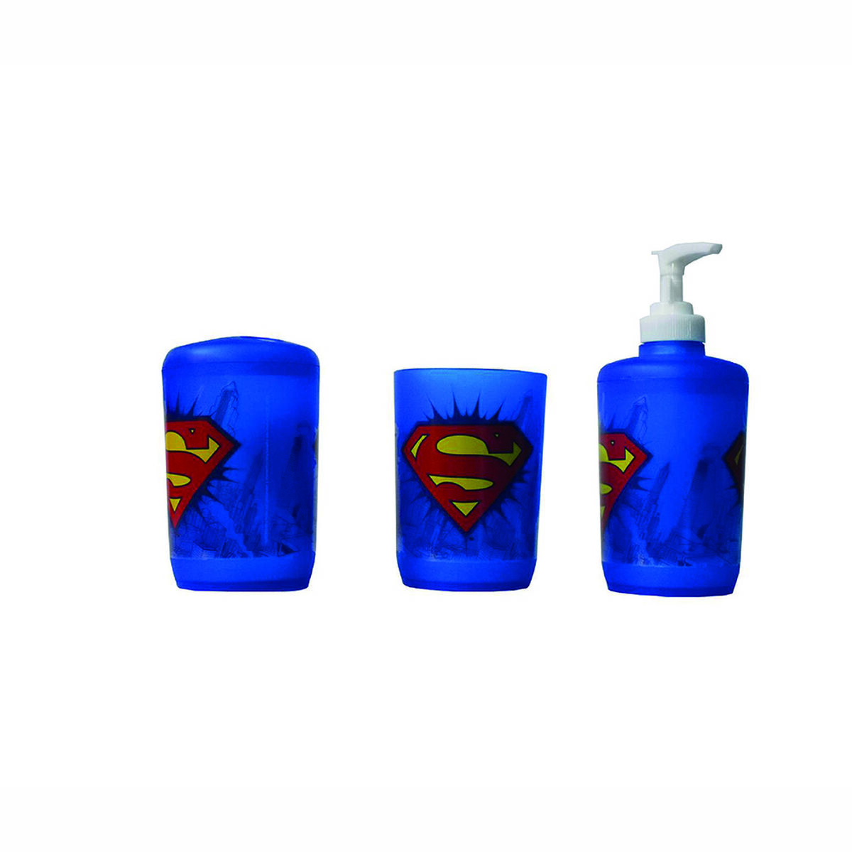 Conjunto de Baño 3 Piezas Superman Escena