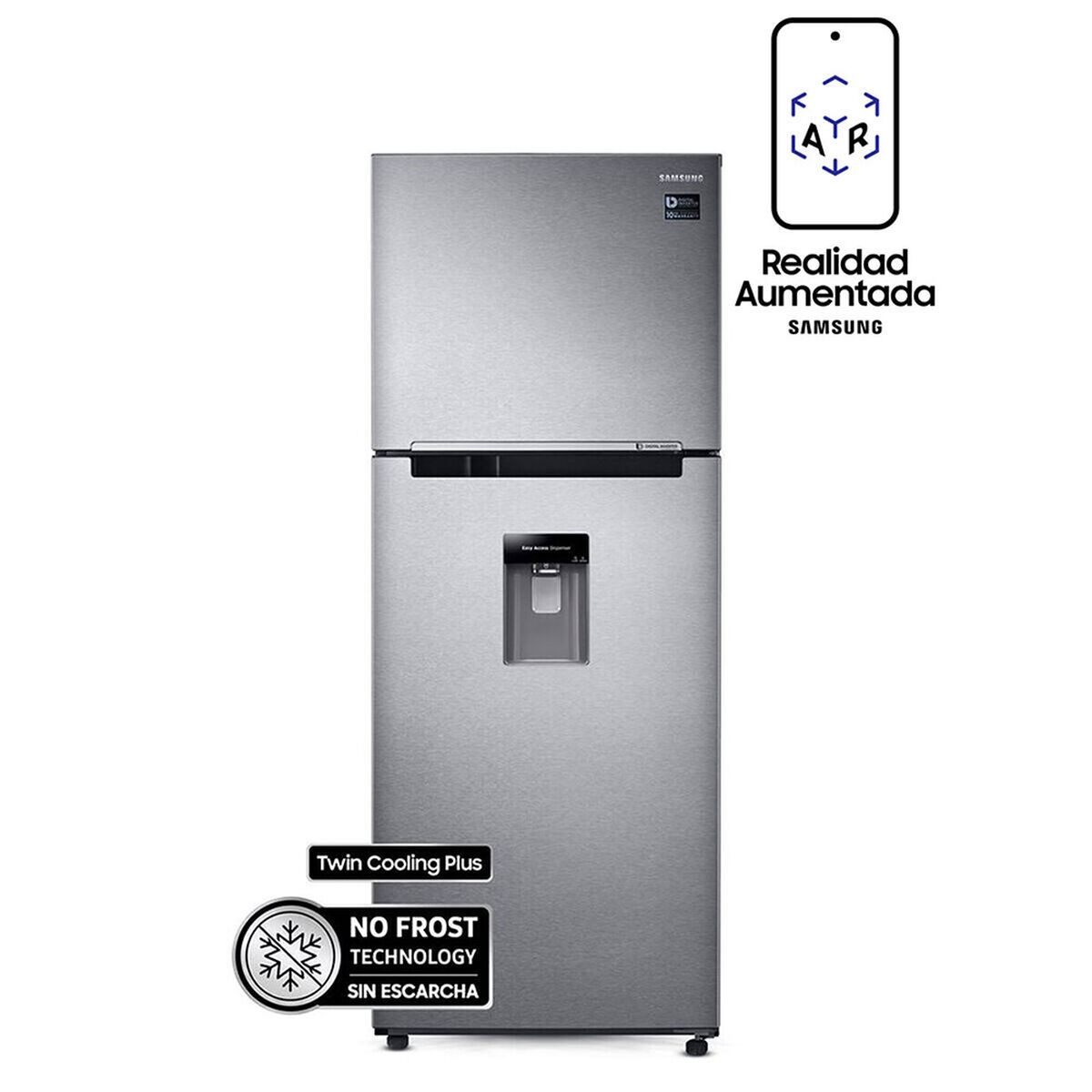Refrigerador No Frost Samsung RT35K5730SL/ZS 361 lt