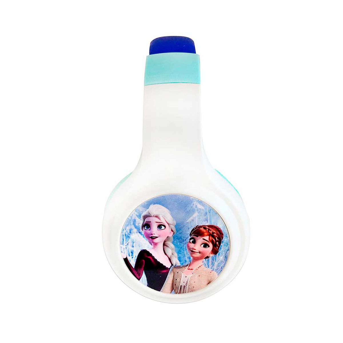 Audífonos Bluetooth Over Ear Disney Frozen Elsa y Anna Blanco Azul