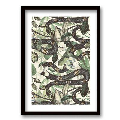 Cuadro Decorativo Retela Tropical Snake 40 x 30 cm
