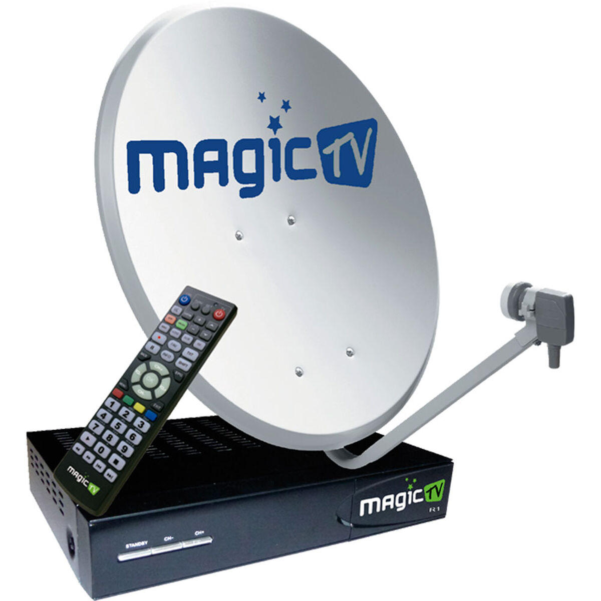 Kit Antena Satelital Magic TV R2-90