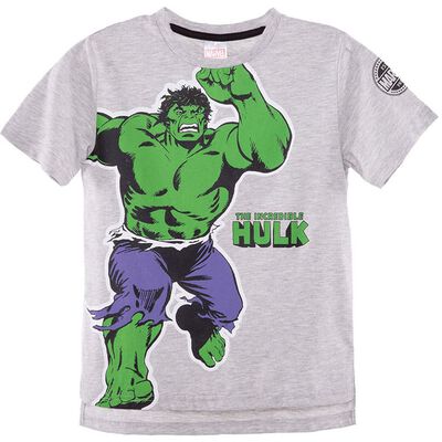Polera de Algodón Hulk Niño Marvel