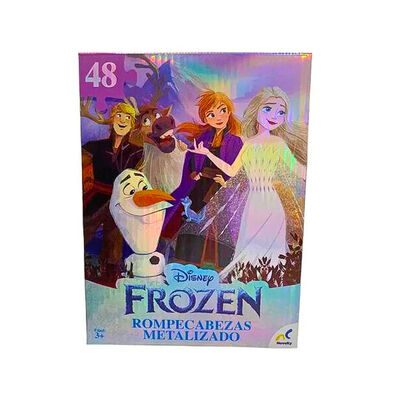 Puzzle Metalizado Frozen 48 Piezas