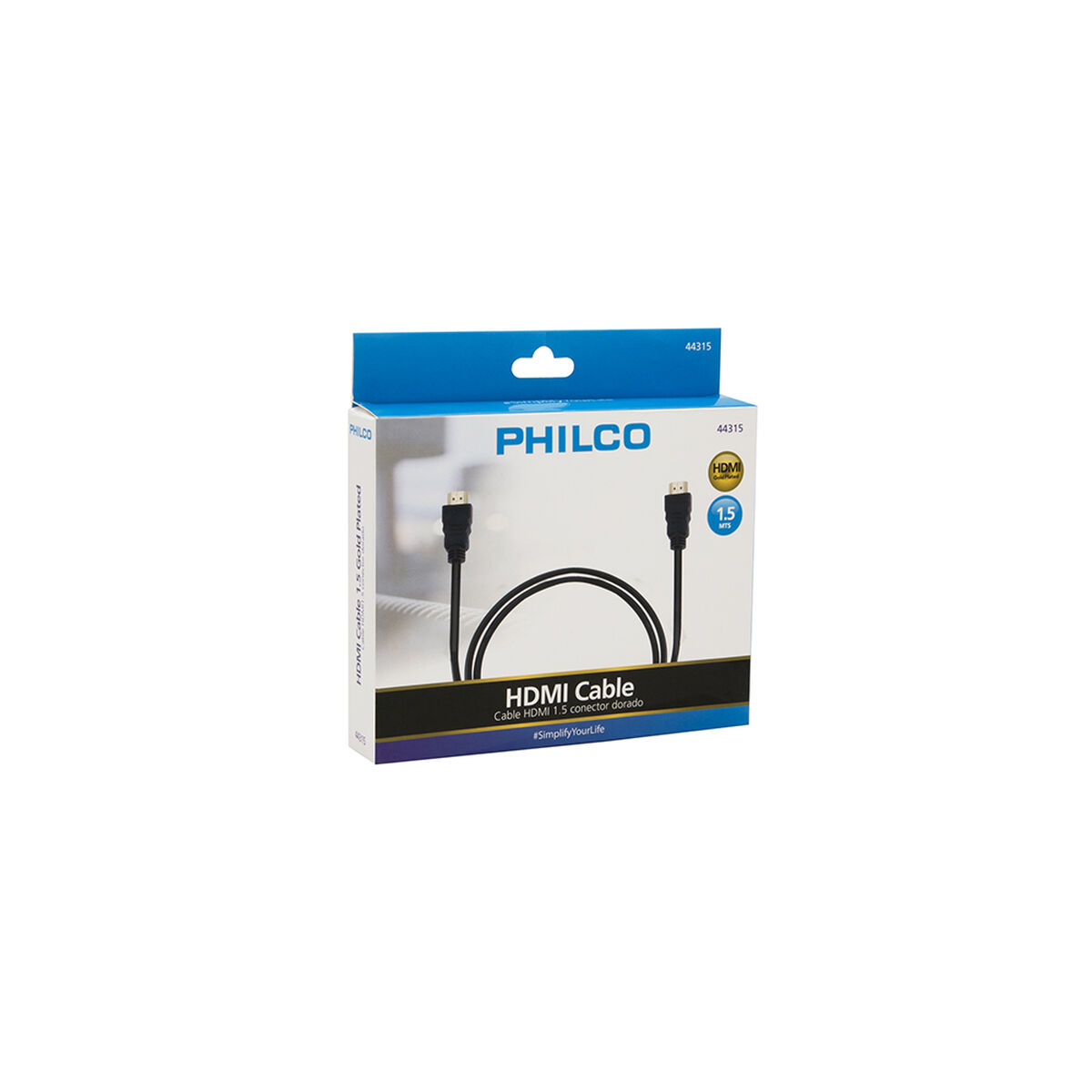 Cable HDMI Philco 31HDM44315 Gold 1,5 mts.