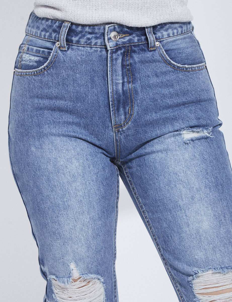 Jeans Mom Mujer Icono