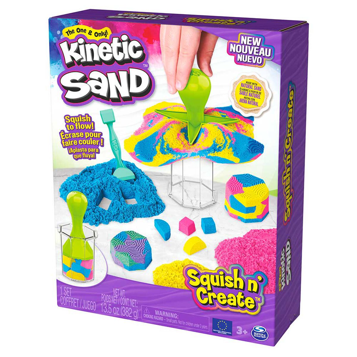 Aplasta y Crea con Arena Kinetic Sand