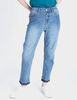 Jeans Rectoc Tiro Alto Mujer Fiorucci