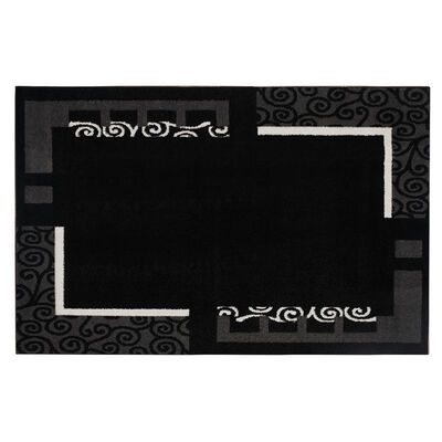 Alfombra Frize Carved D5 80X120 Cm Negro