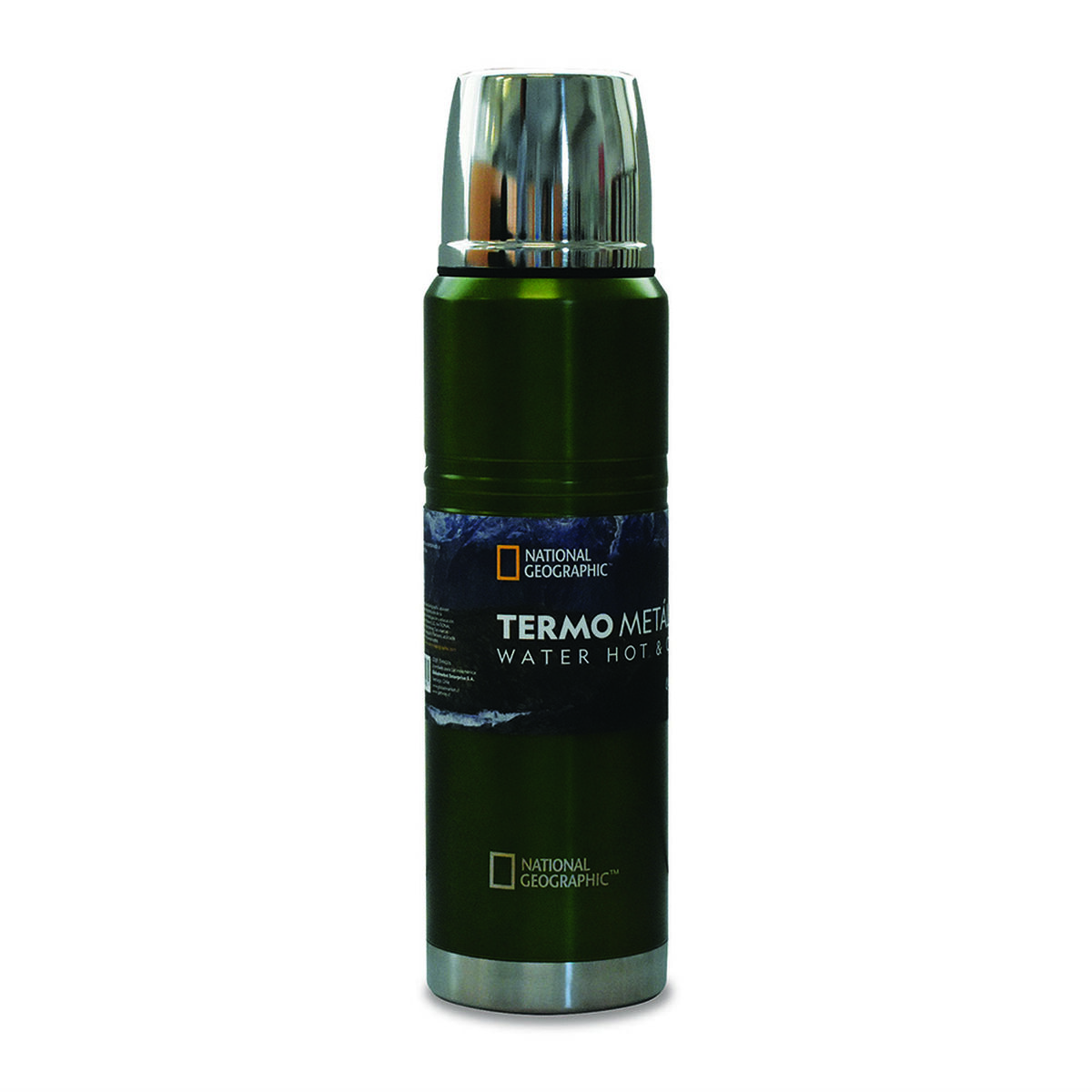 Termo Metálico National Geographic 1000ml Verde