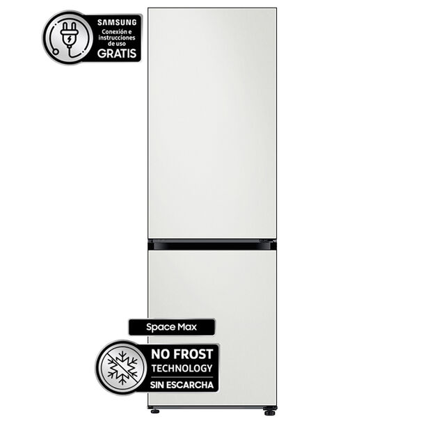 Refrigerador Bottom Freezer Samsung Bespoke 328 lts con Space Max