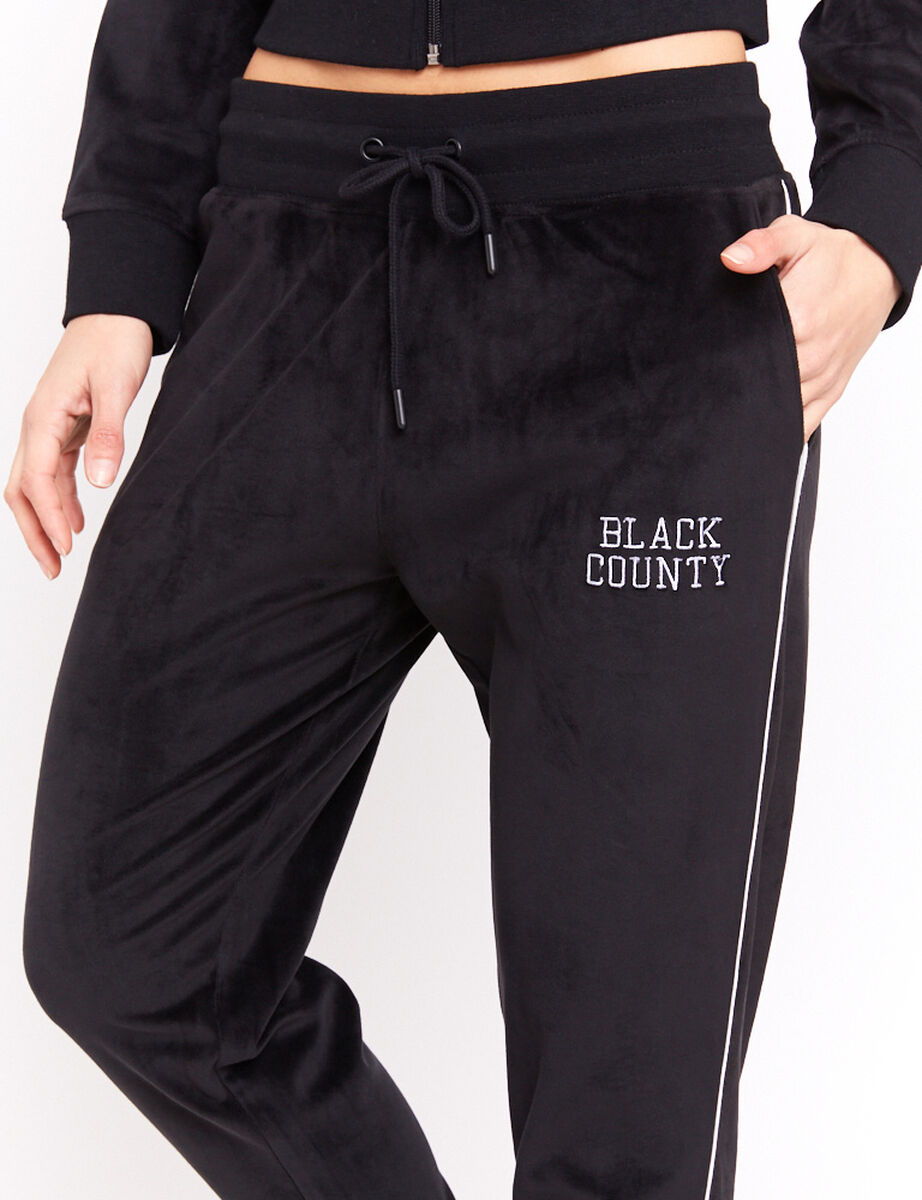 Pantalón de Buzo Deportivo Mujer Black County