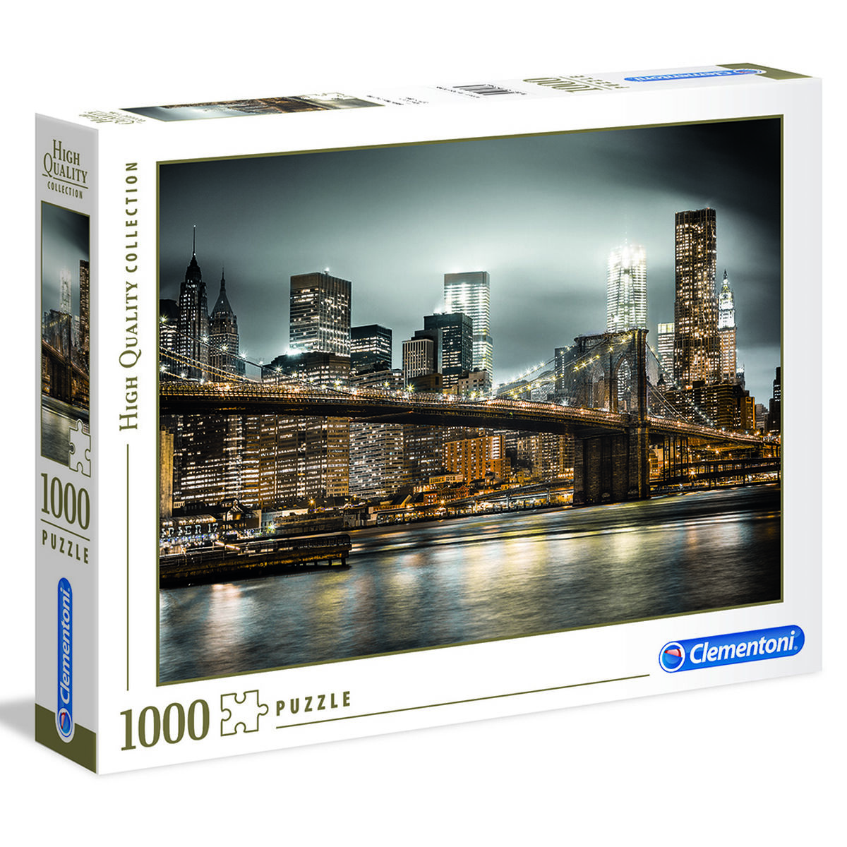 Puzzle 1000 Hqc New York Skyline Clementoni