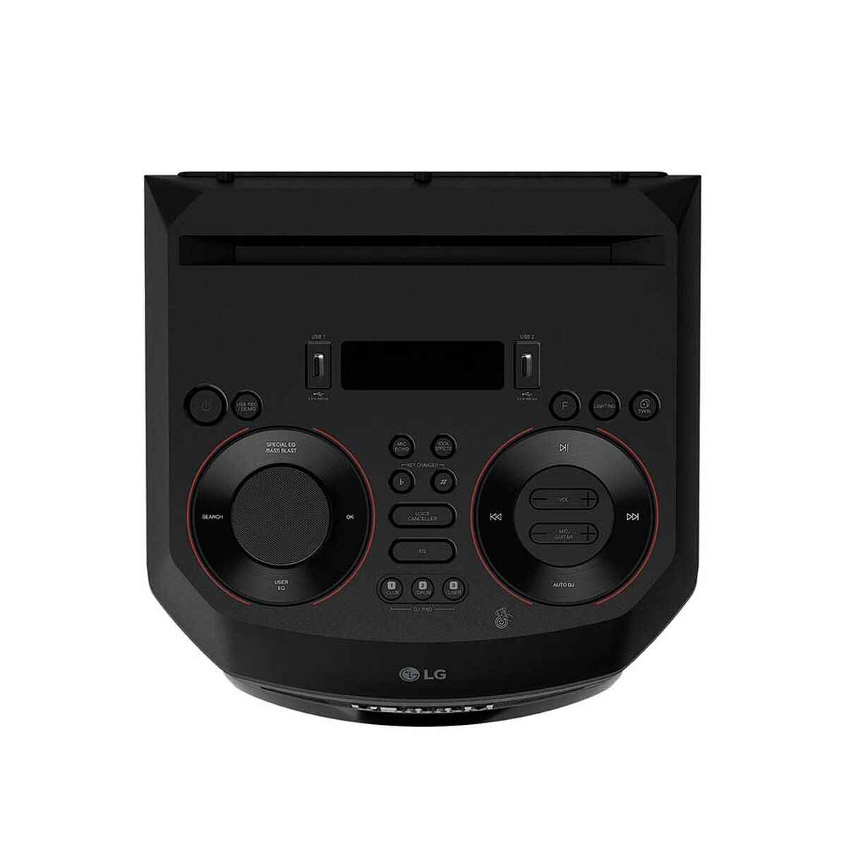 Minicomponente LG RNC7 Karaoke Negro