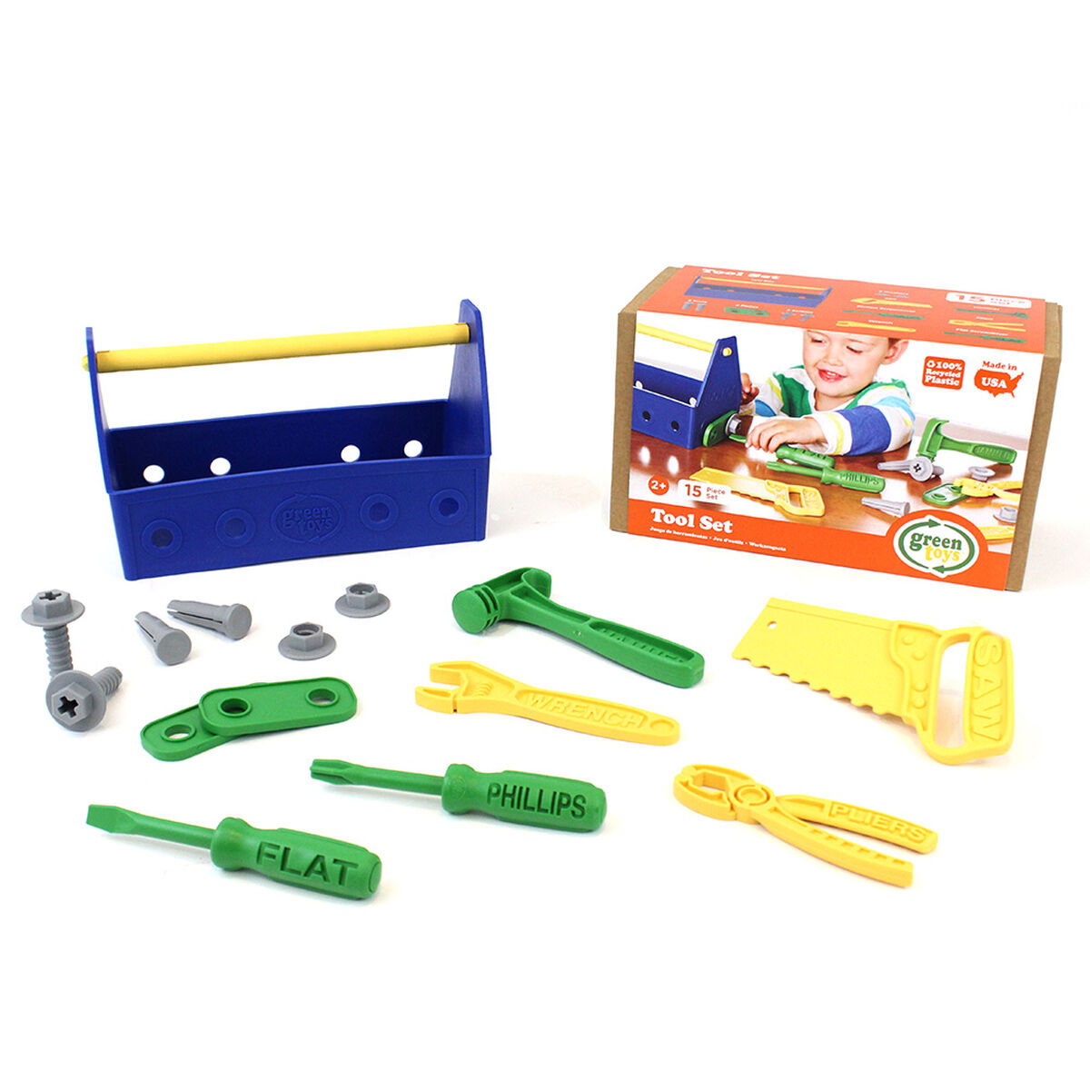 Set de Herramientas Azul y Verde Toys