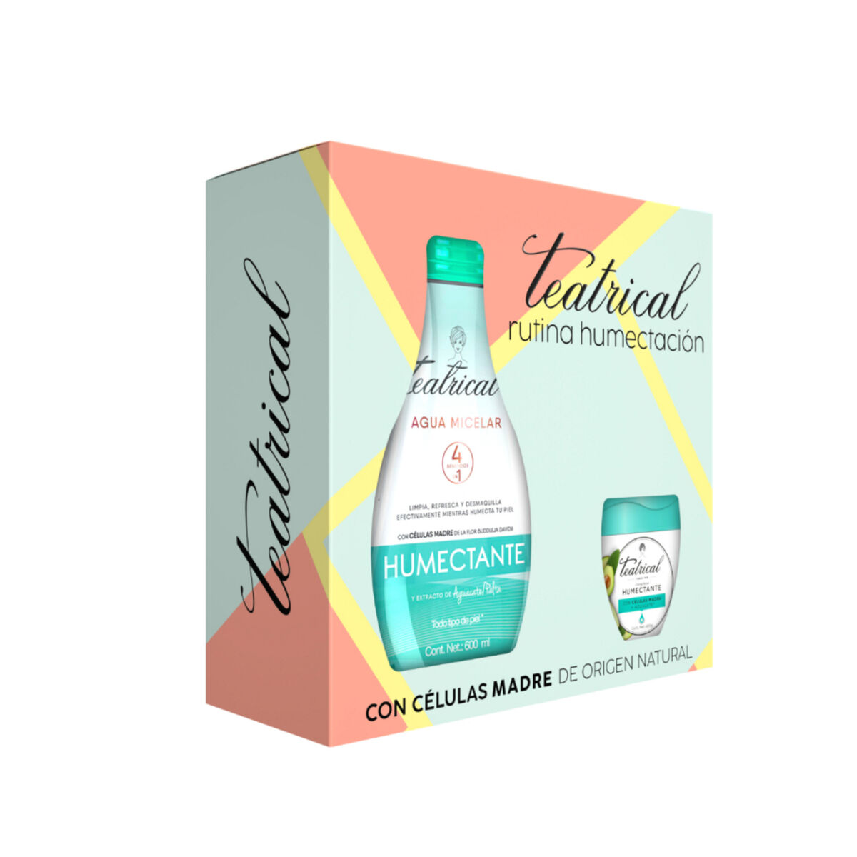 Pack Teatrical Agua Micelar 600Ml + Humectante 100Gr