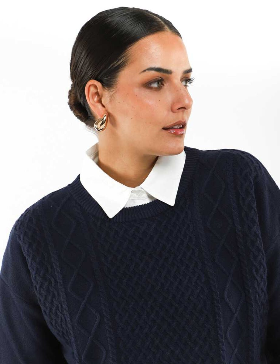 Sweater Con Blusa Mujer Zibel