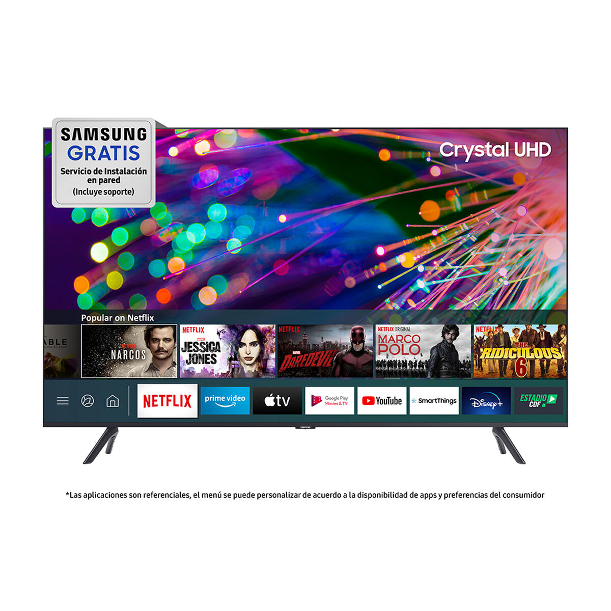 LED 75" Samsung TU8200 Smart TV Crystal UHD 4K 2020