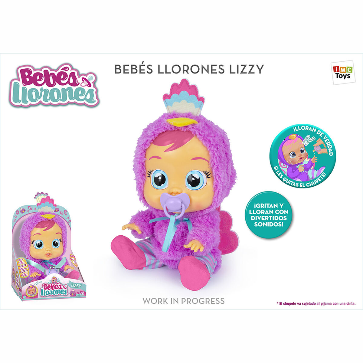 Muñeca Bebes Llorones Lizzy