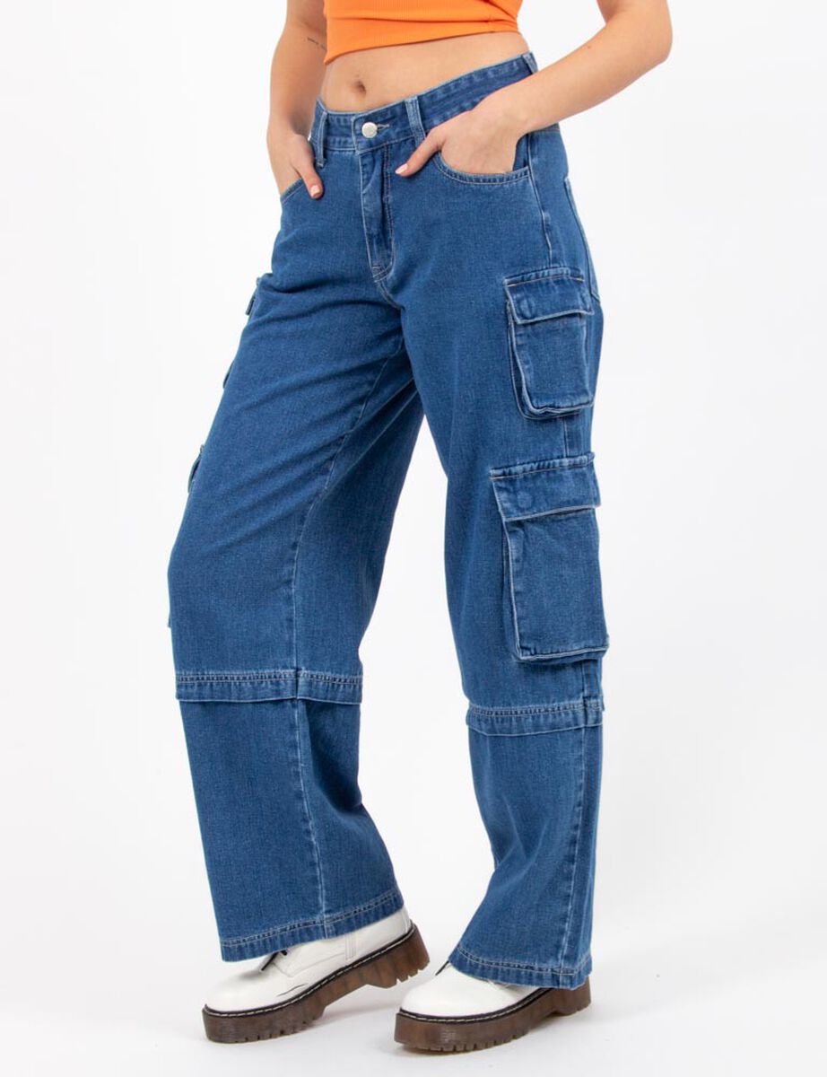Jeans Cargo Mujer Icono