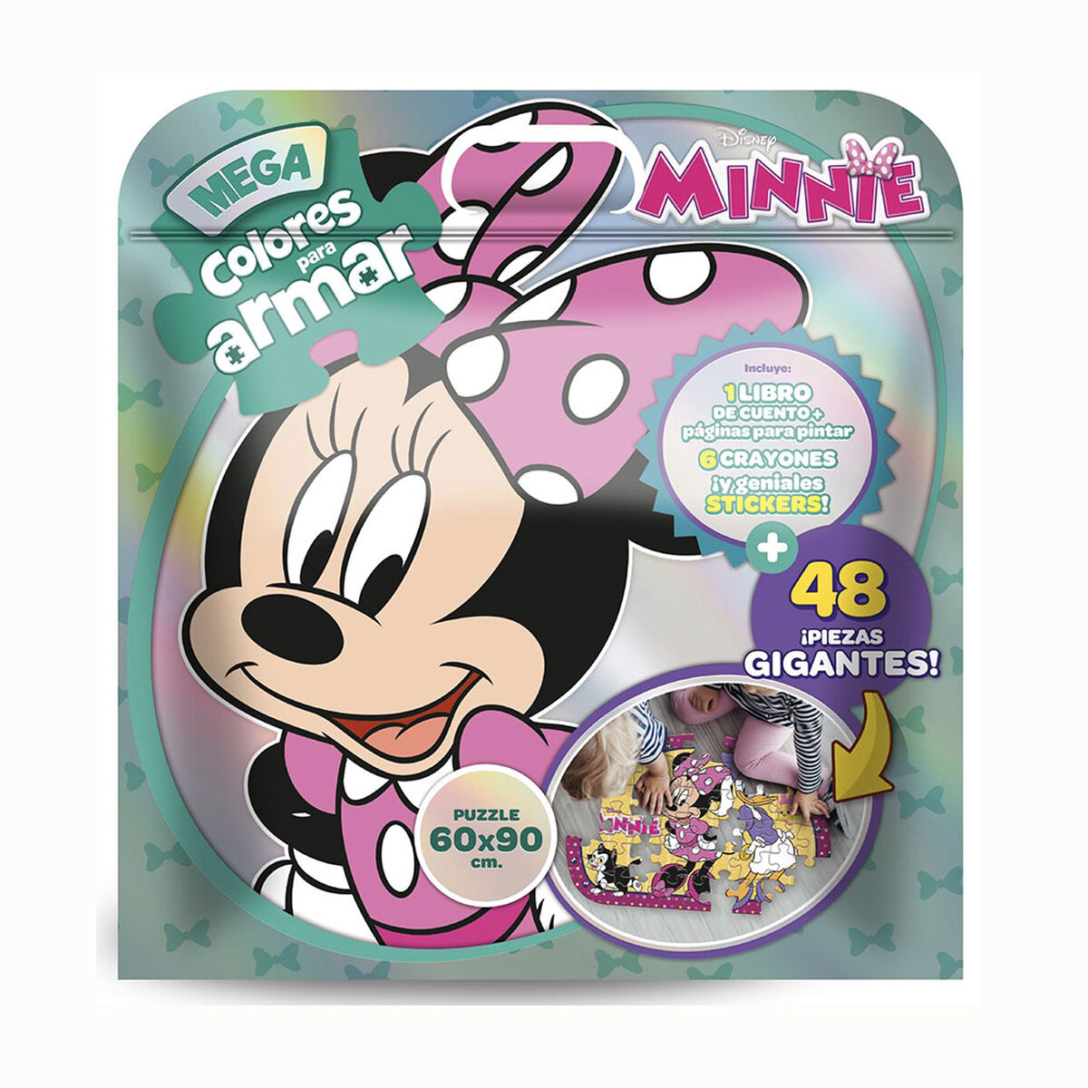 Puzzle Minnie Mega Colores