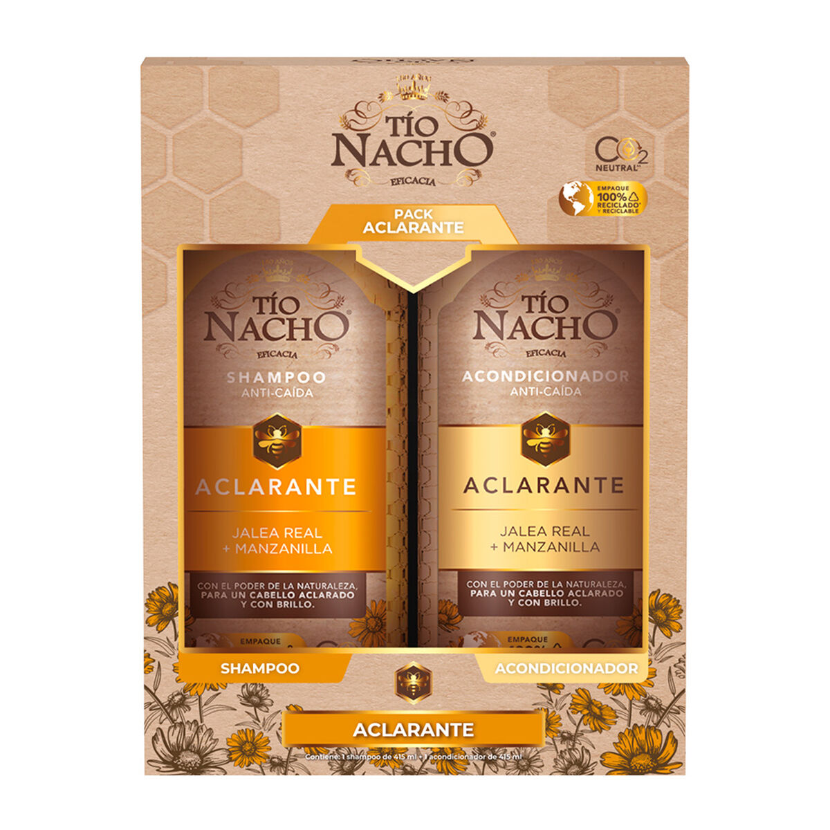 Pack Tío Nacho Aclarante Shampoo + Acondicionador