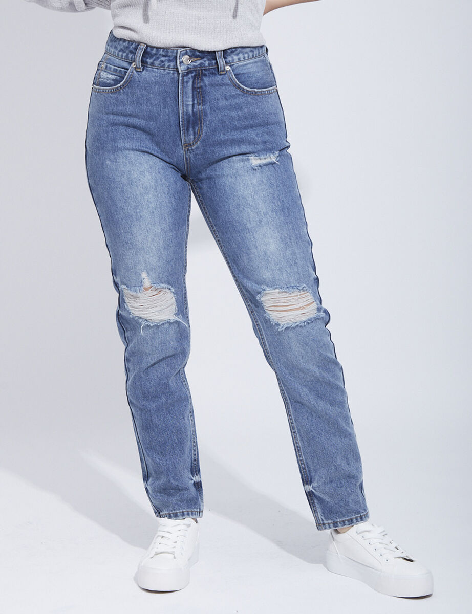 Jeans Mom Mujer Icono