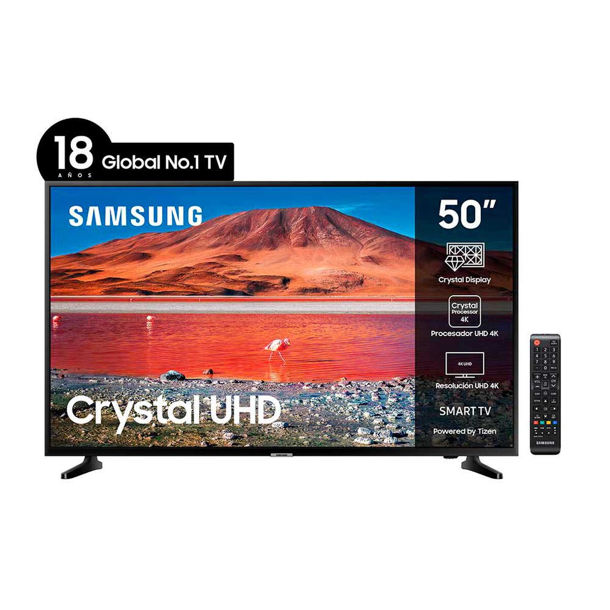 LED 50" Samsung TU7090 Smart TV Crystal 4K UHD