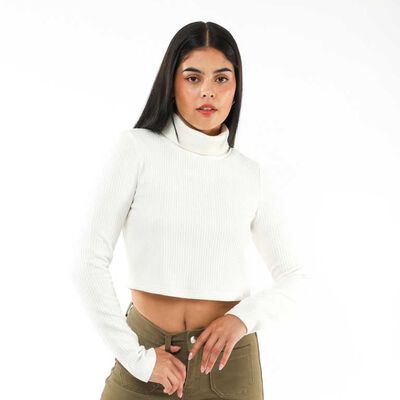 Sweater Crop Mujer Icono