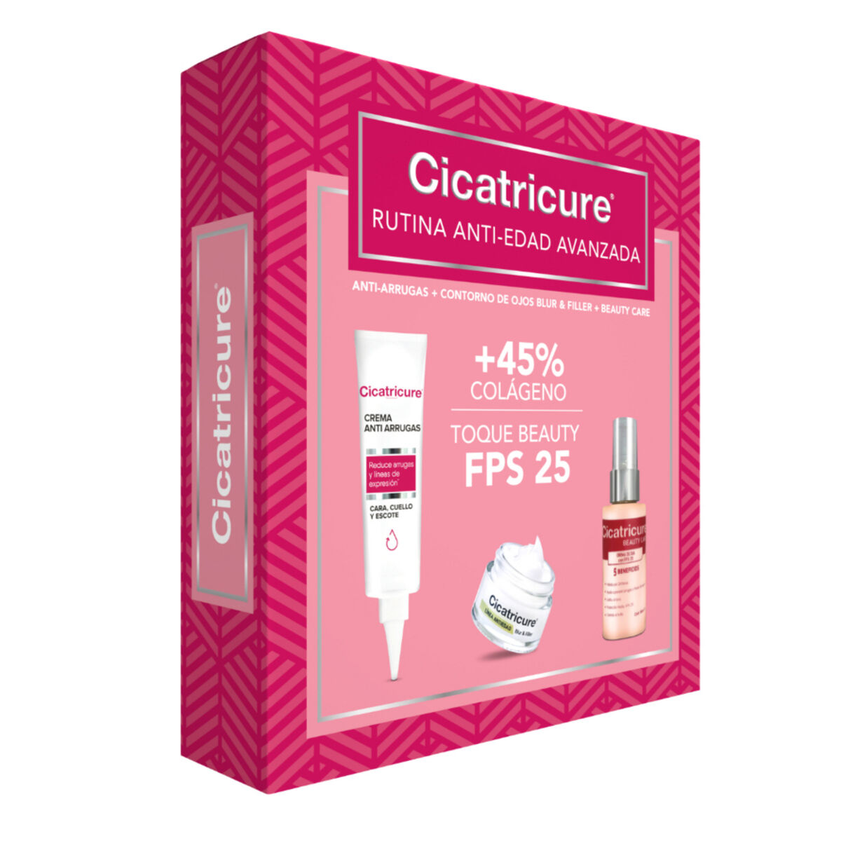 Tripack Cicatricure Antiedad: Crema 30G + B&F + Beauty Care