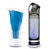 Jarro Purificador de Agua + Botella Hidrogenadora Dvigi Azul
