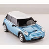 Auto R/C Rastar Mini Cooper S Azul 1:24