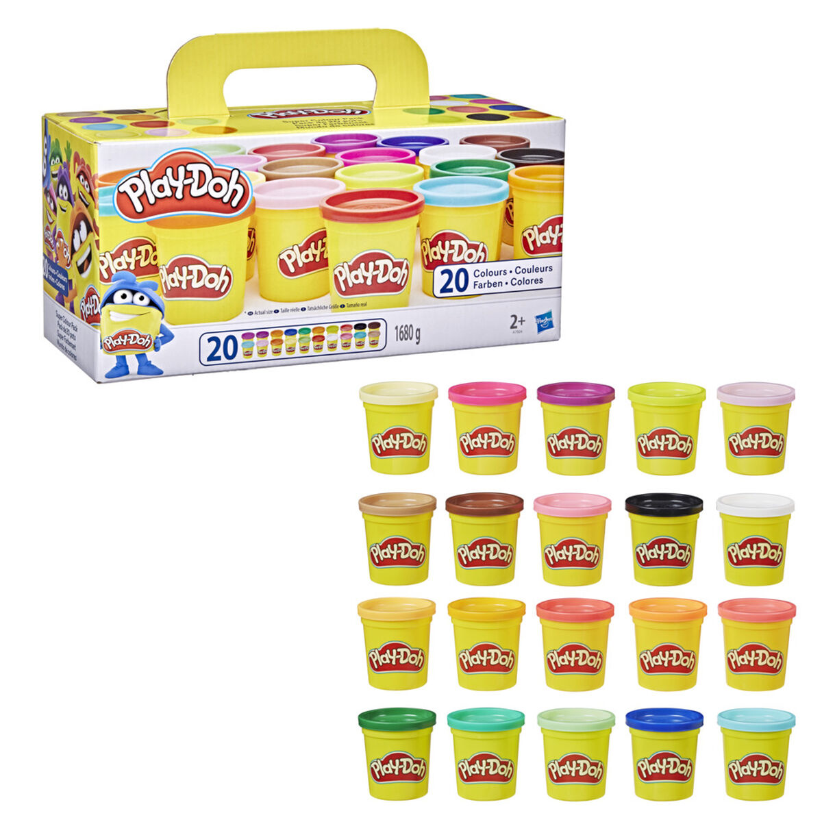Masas y Plastilinas Play-Doh Súper Maletin de Colores