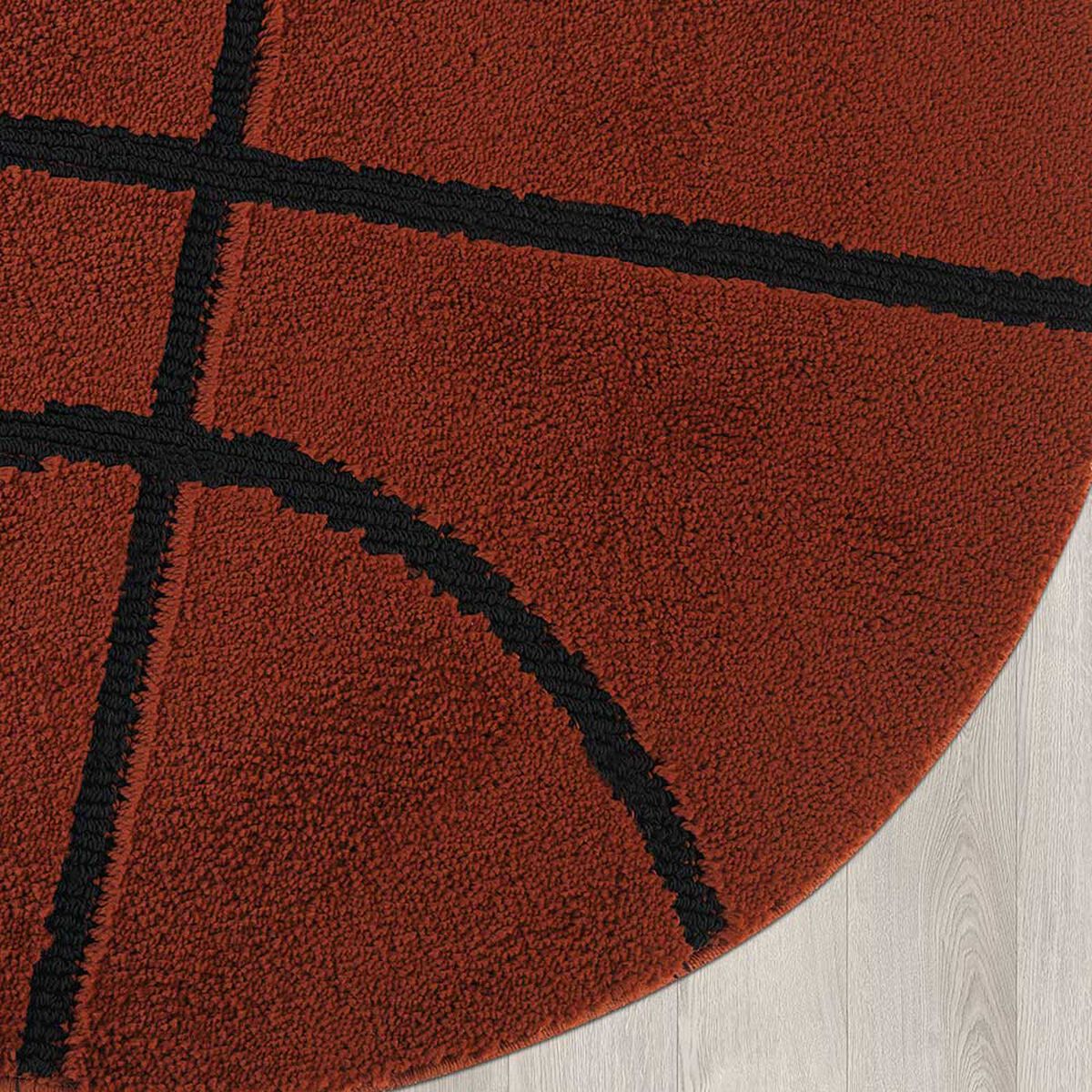 Alfombra Infantil Modalfo Basketball 100 x 100 cm