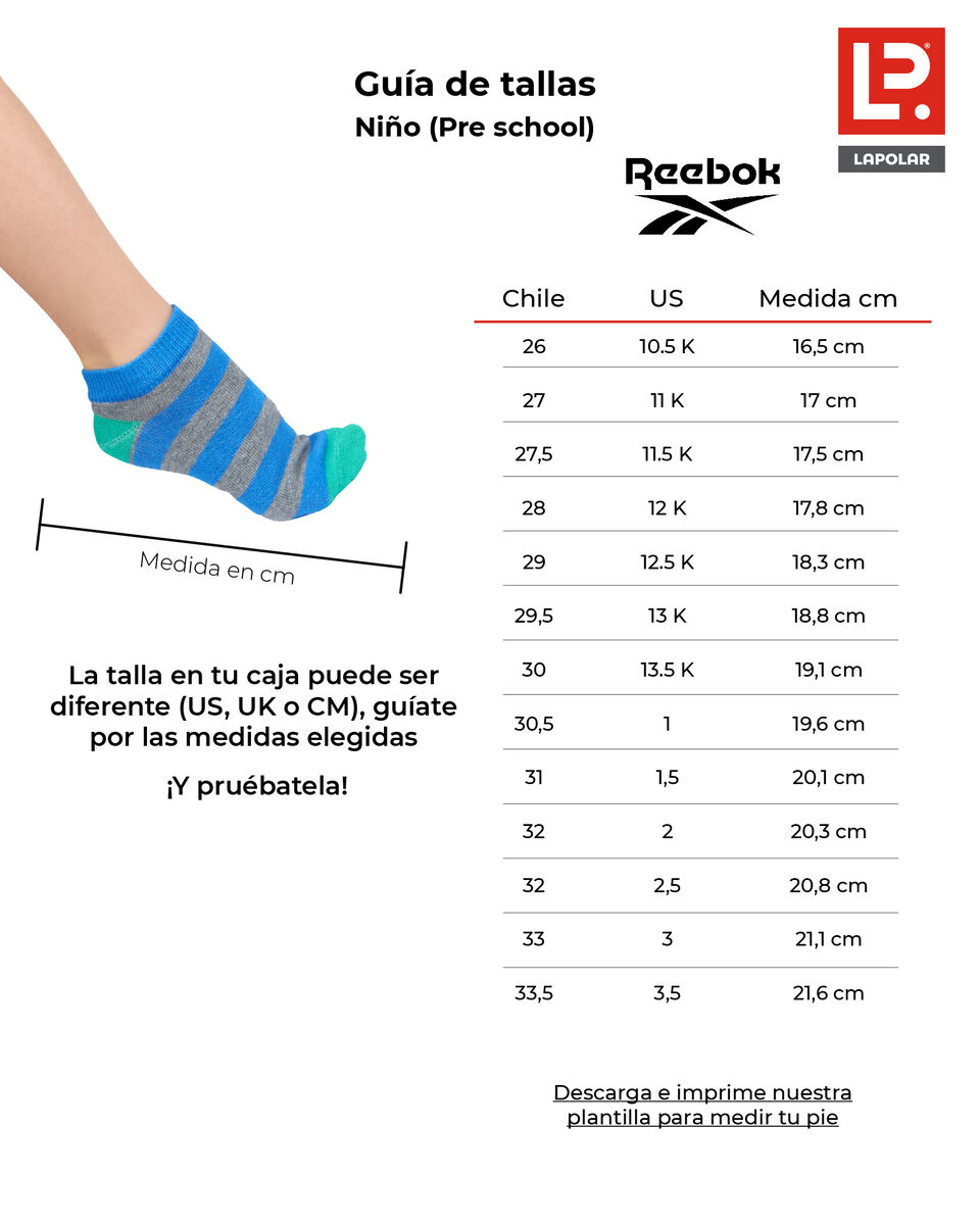 Las mejores ofertas en Zapatos Reebok para niños