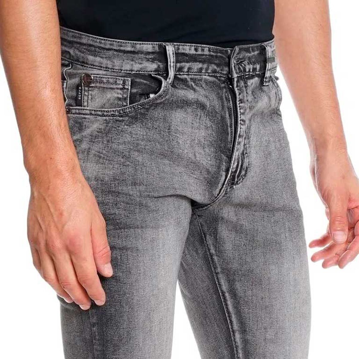 Jeans Skinny Tiro Bajo Hombre Ellus