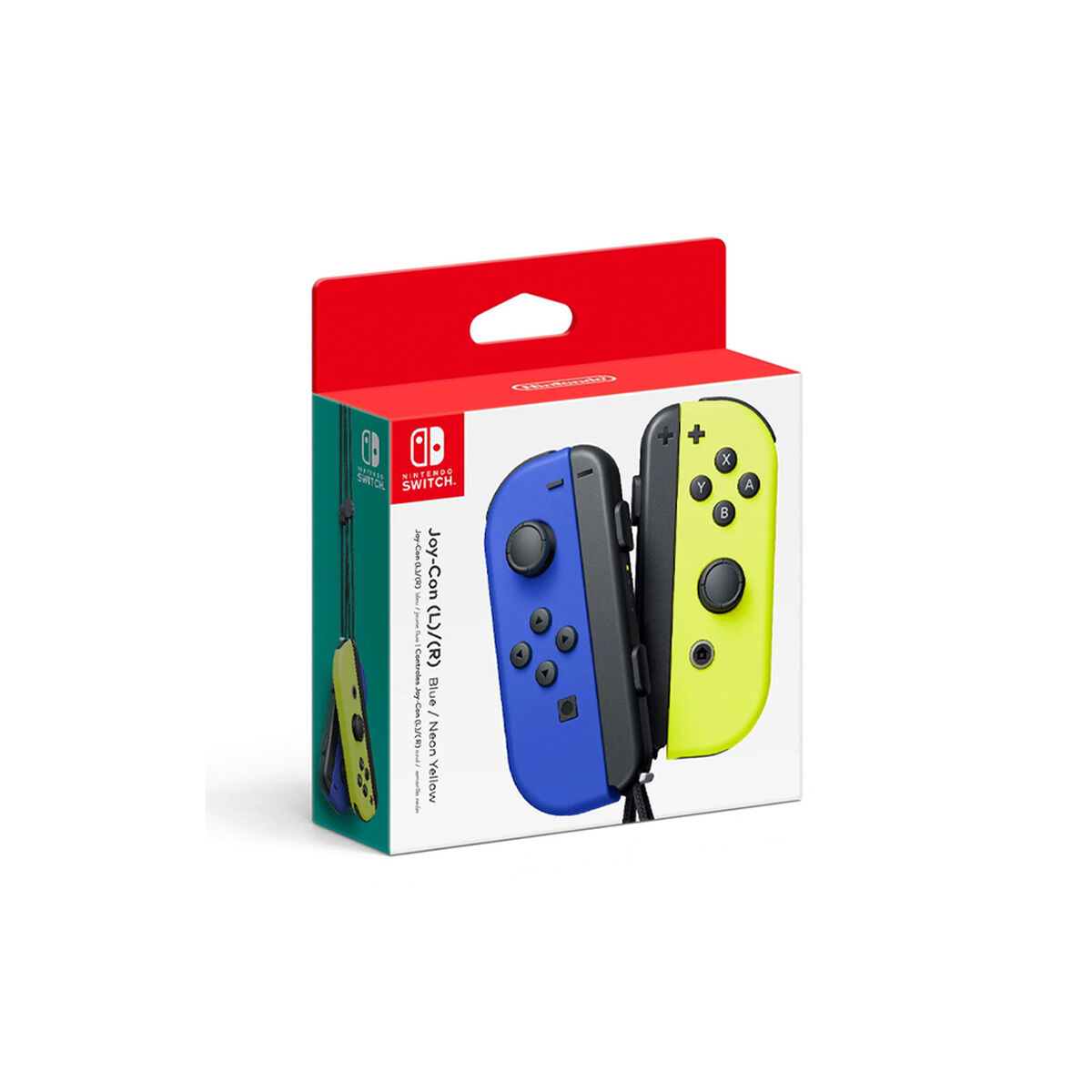 Control Inalámbrico Nintendo Switch Joy-Con Blue Neon Yellow