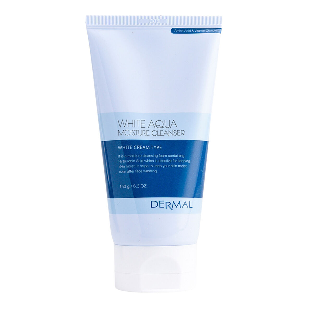 Limpiador Facial White Aqua Moisture Cleansing Foam Dermal