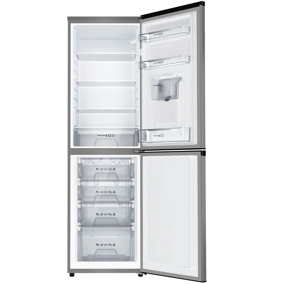 Refrigerador No Frost y Frío Directo Midea MRFI 2740G332RW DA 255 lt